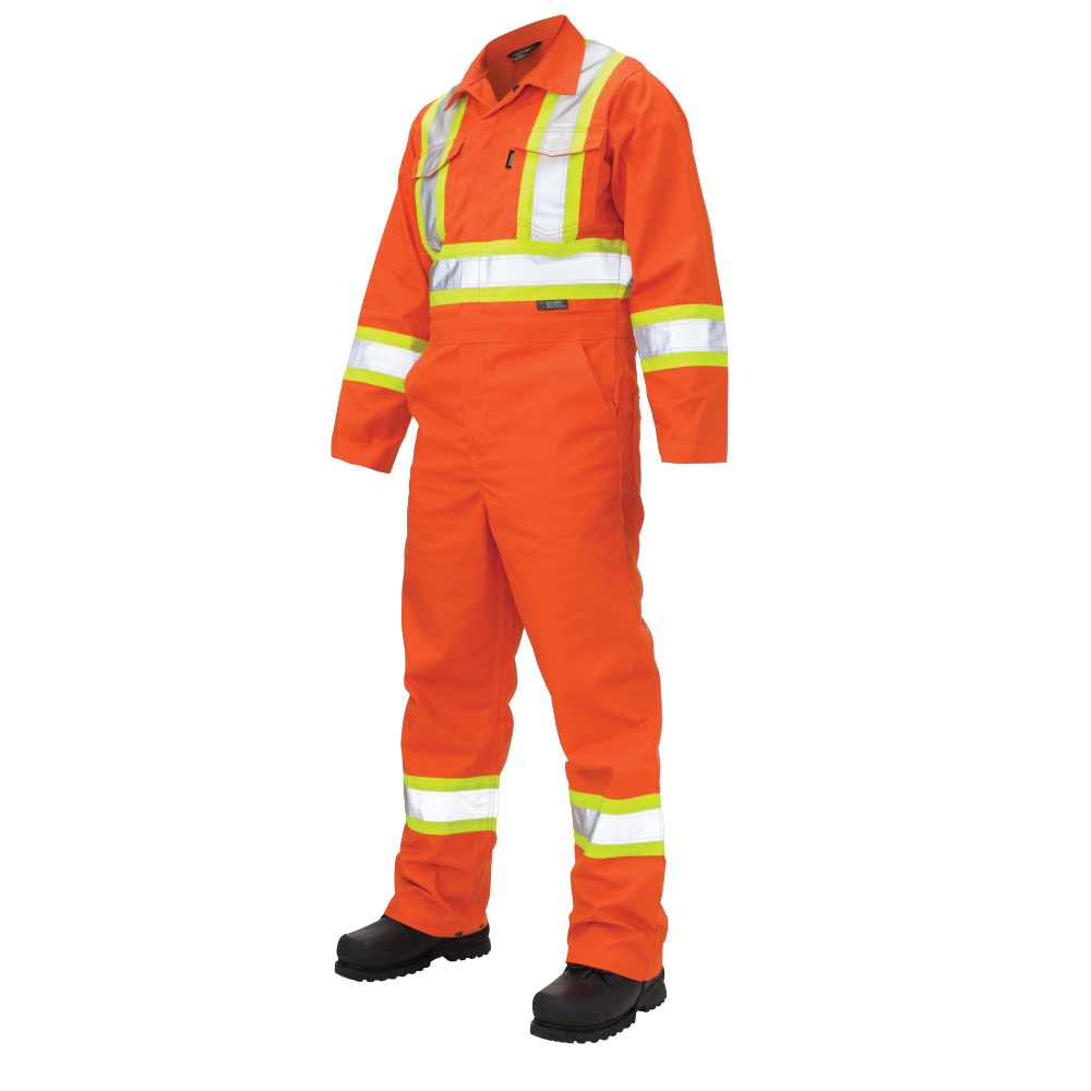 Twill Unlined Safety Coverall