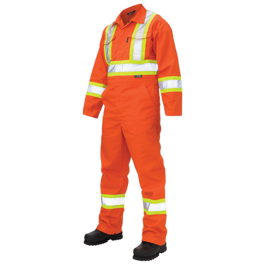 Twill Unlined Safety Coverall