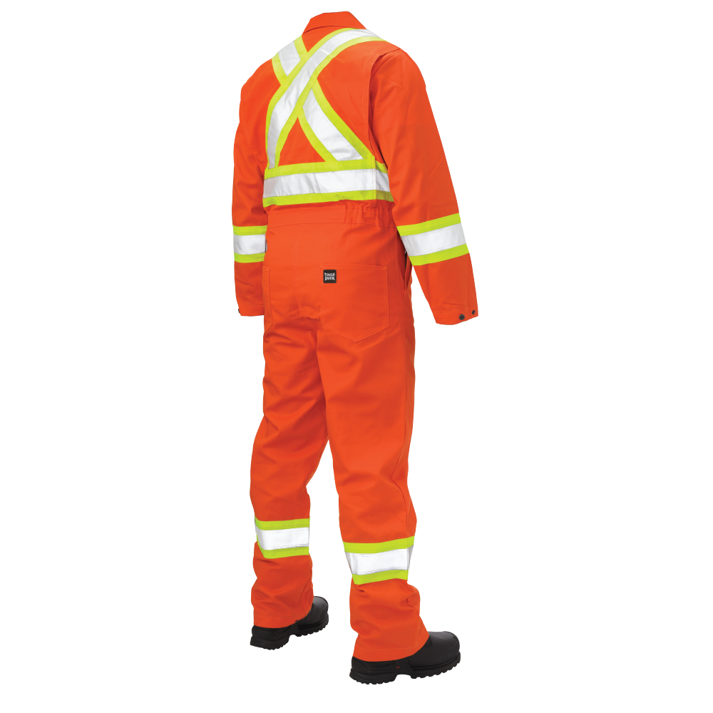 Twill Unlined Safety Coverall