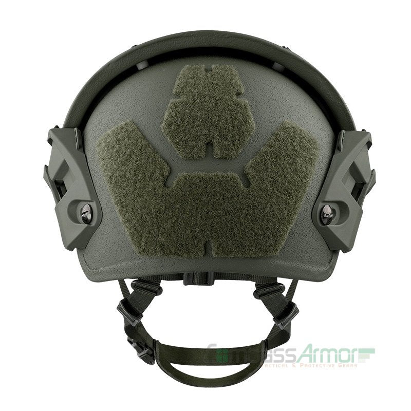 VBH-RM Coyote Brown Ventilated Ballistic Helmet with Sides-rails and NVG mount