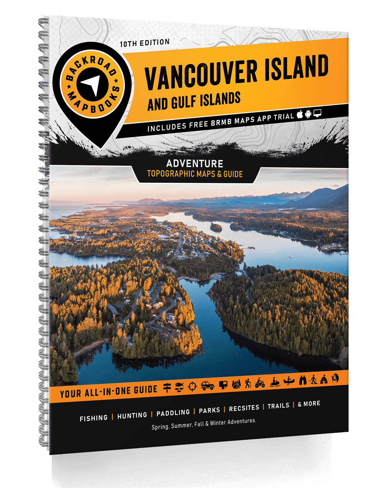 Vancouver Island BC Backroad Mapbook