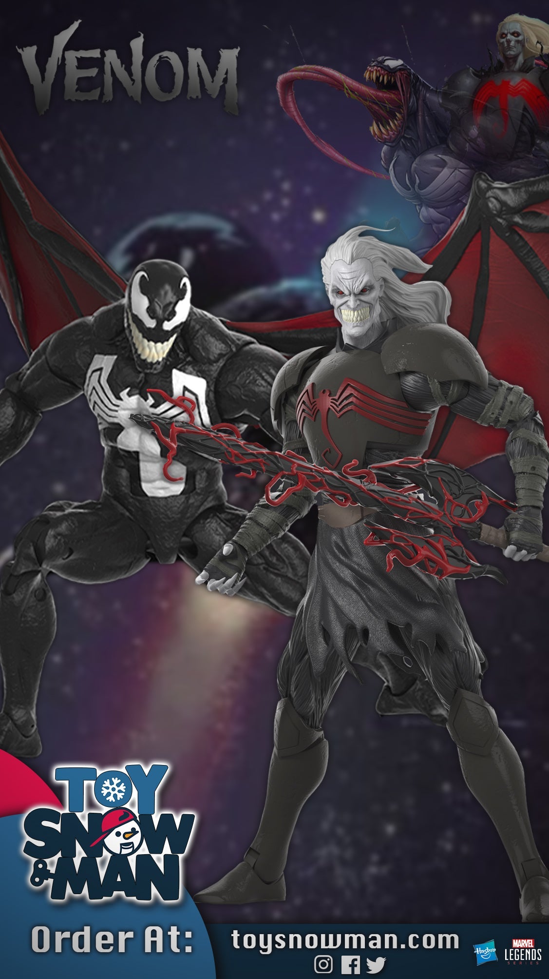 Marvel Legends Series 60th Anniversary Marvel’s Knull and Venom 2-Pack