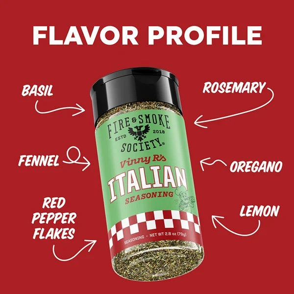 Fire & Smoke Society Vinny R's Italian Seasoning – 2.8 oz