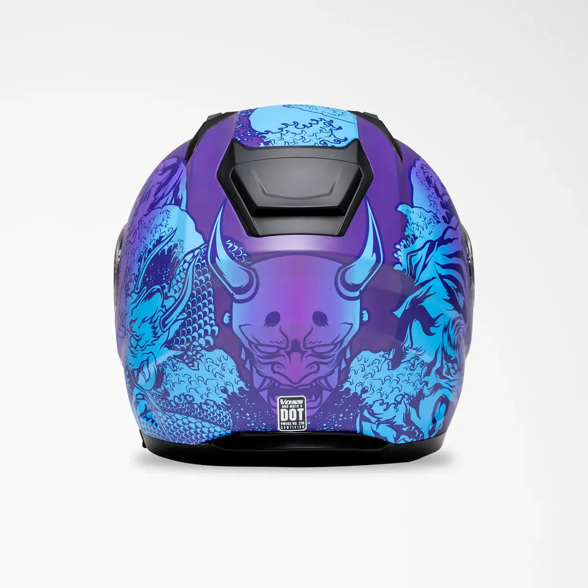 Voss 989 Moto-V Rei Full Face Matte Motorcycle Helmet