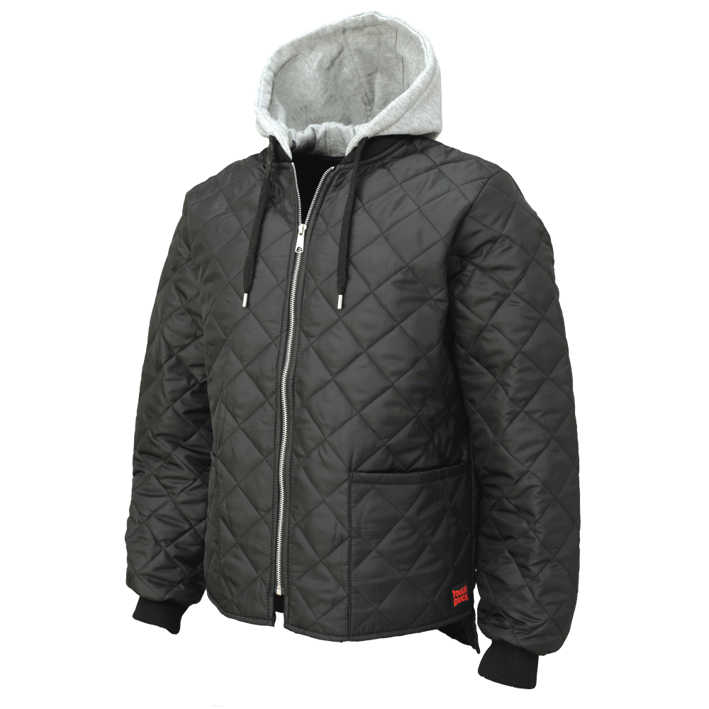 Tough Duck Men's Quilted Hooded Freezer Jacket (WJ26)