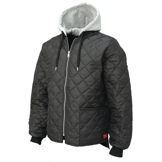 Tough Duck Men's Quilted Hooded Freezer Jacket (WJ26)