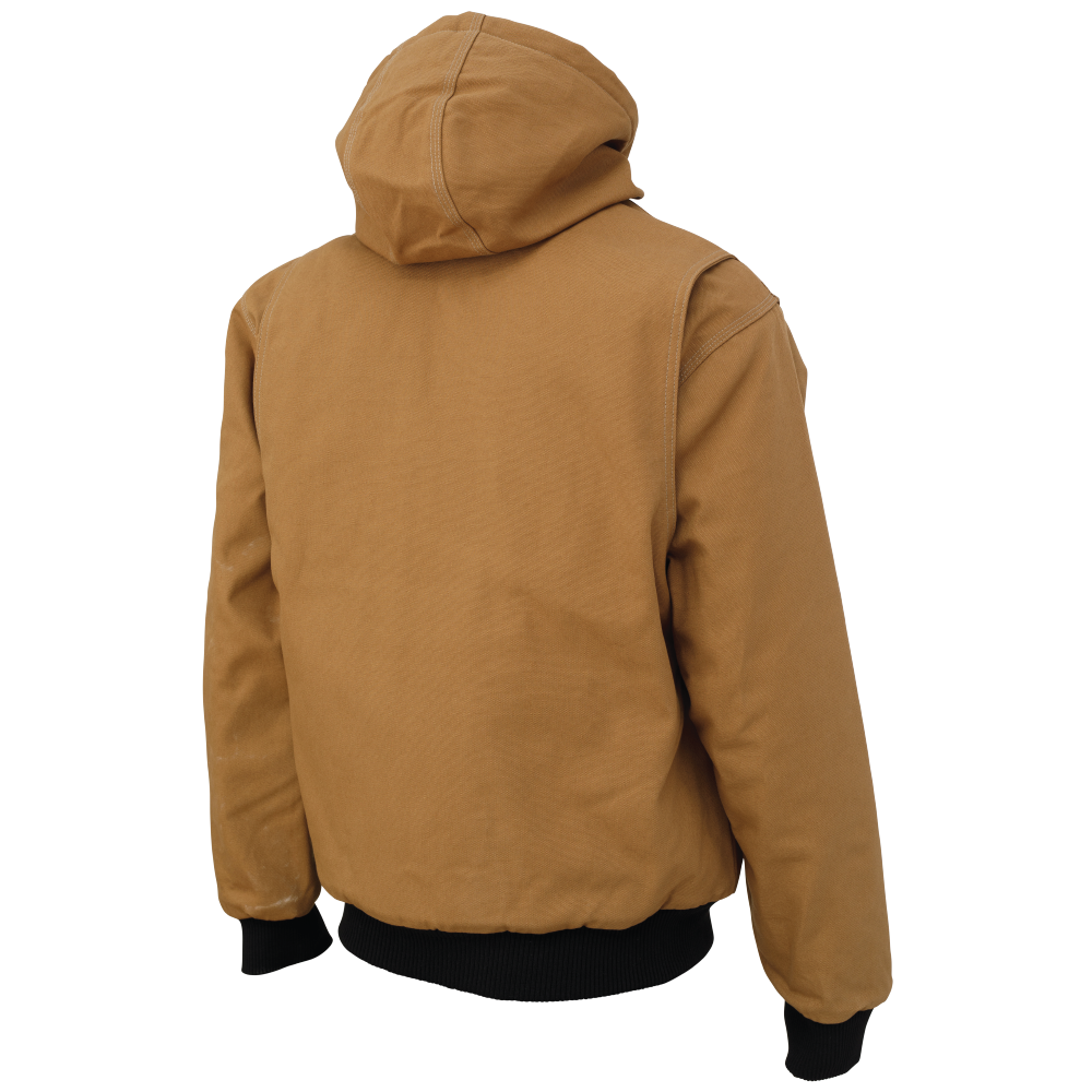 Tough Duck Men's Duck Classic Hooded Bomber Jacket (WJ30)