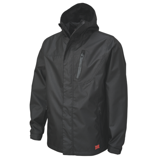 Tough Duck Men's Waterproof Breathable Ripstop Rain Jacket (WJ37)