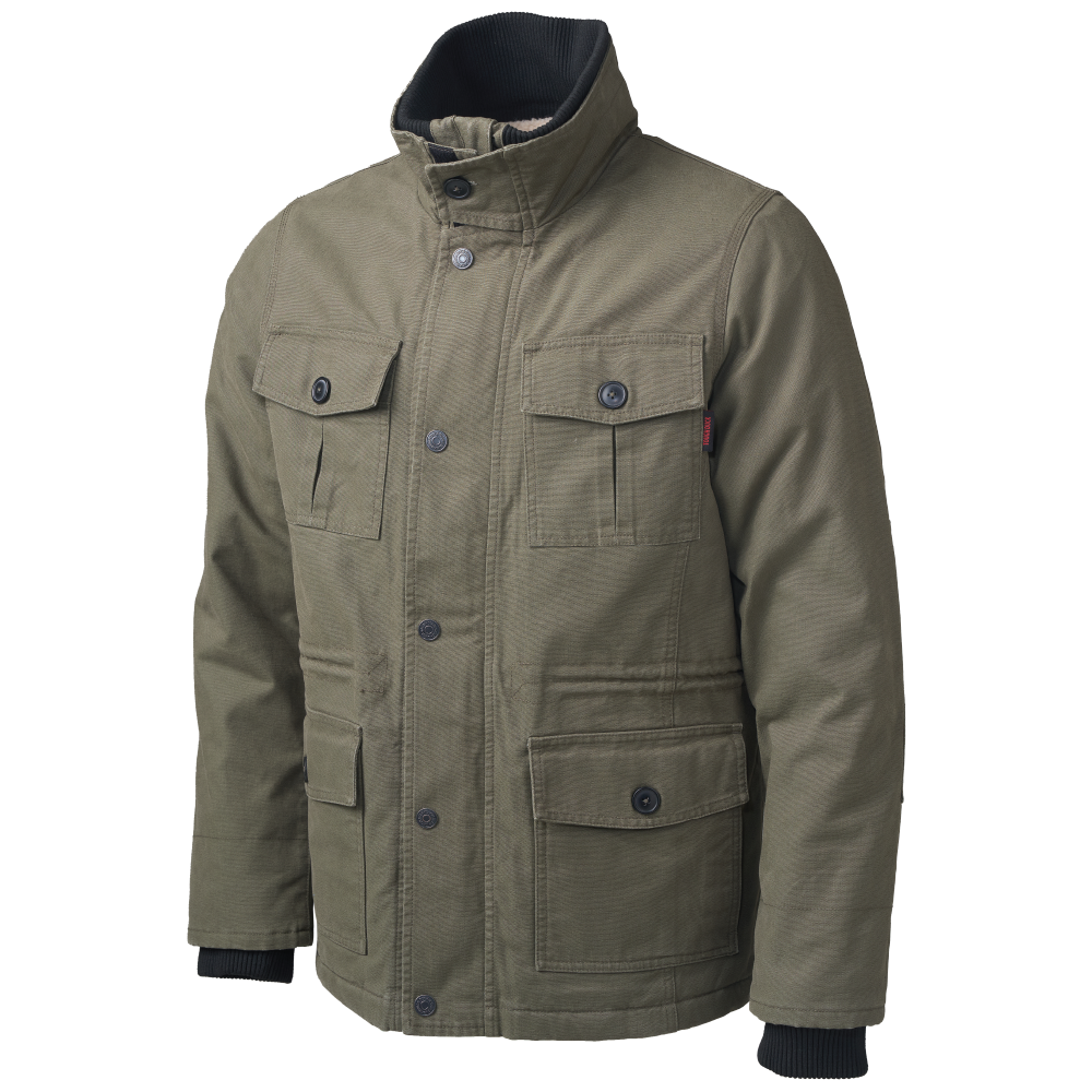 Tough Duck Men's Sherpa-Lined Duck Cargo Jacket (WJ44)
