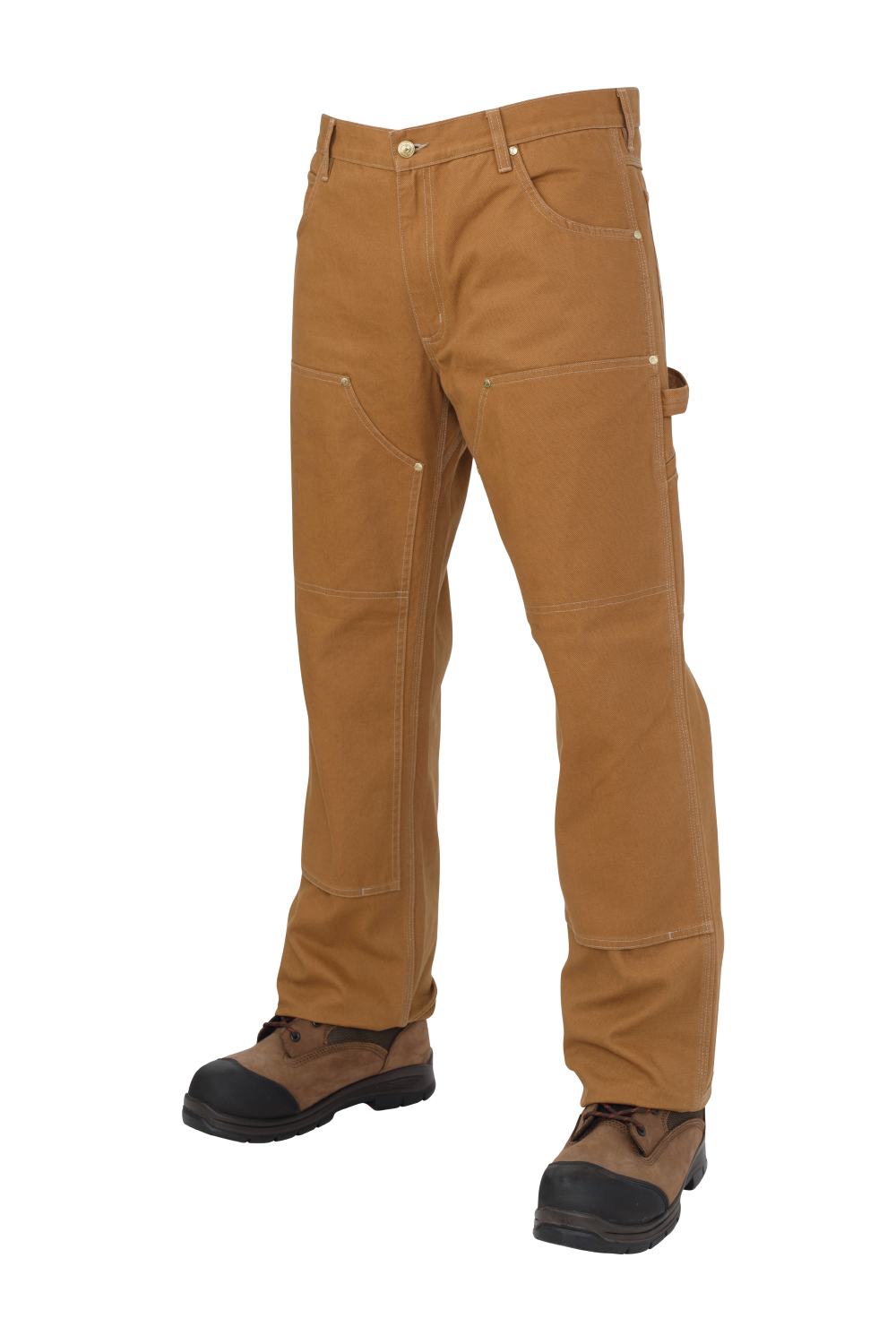 Tough Duck Men's Loose-Fit Washed Duck Double Front Pant (WP03)