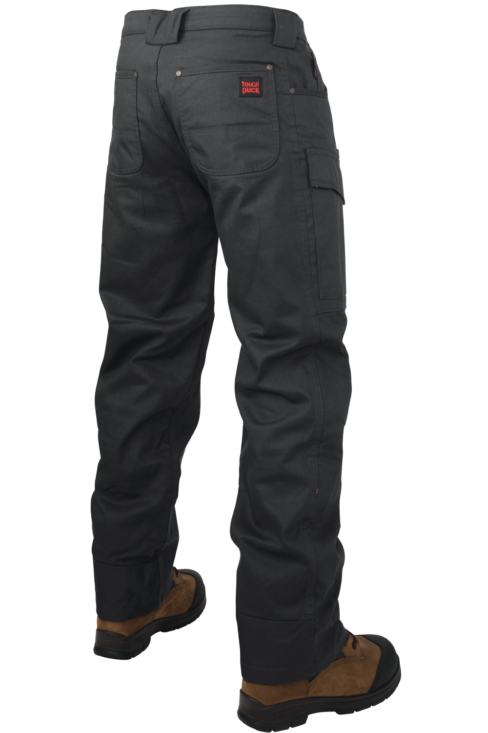 Tough Duck Men's Relaxed-Fit Fleece-Lined Tough Flex Twill Cargo Pant (WP06)