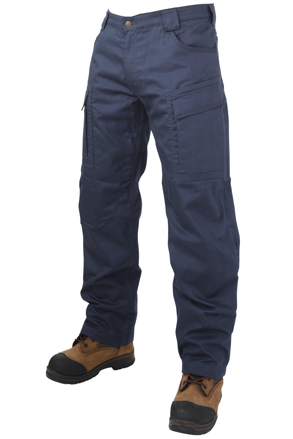 Tough Duck Men's Relaxed-Fit Fleece-Lined Tough Flex Twill Cargo Pant (WP06)