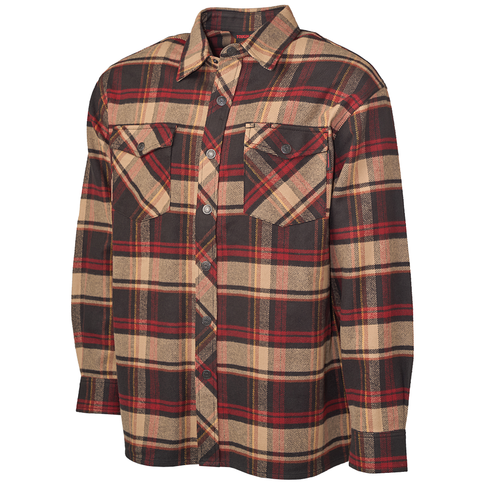 Tough Duck Men's Heavy Flannel Overshirt (WS04)