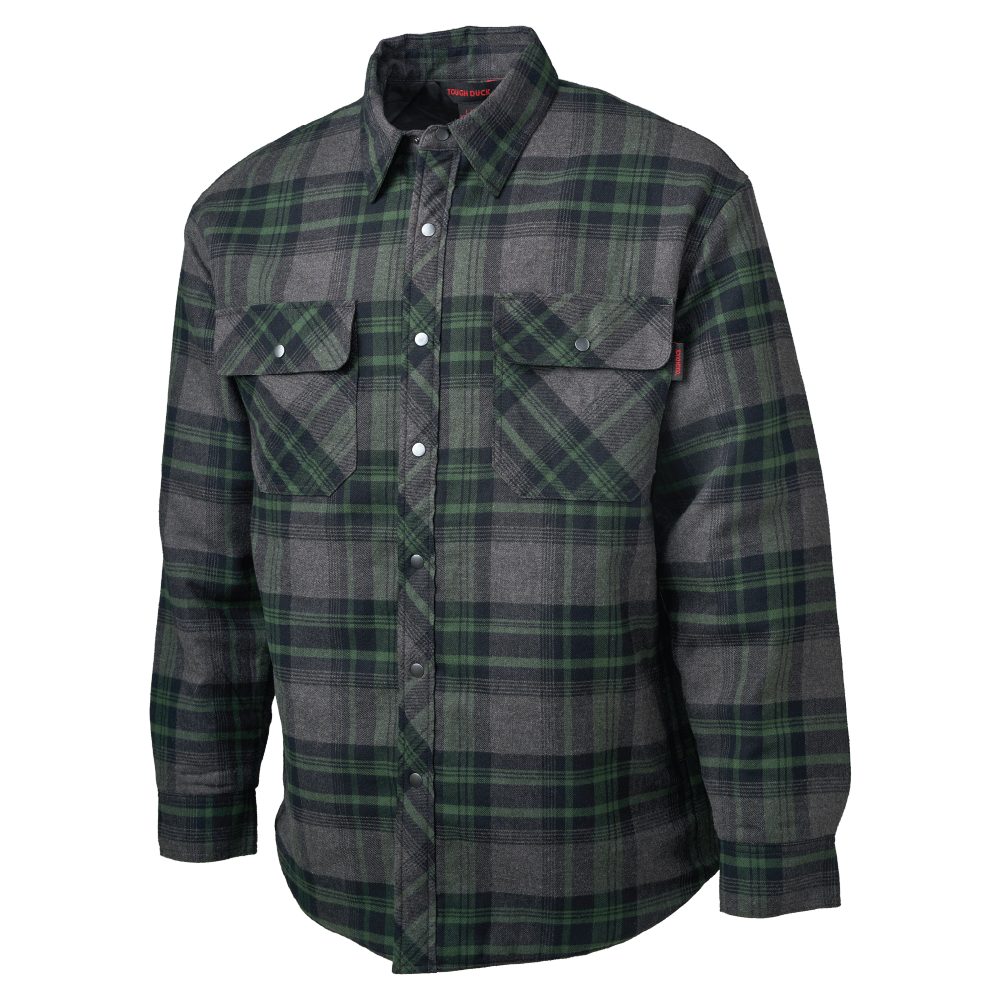 Tough Duck Men's Quilt-Lined Flannel Shirt (WS05)