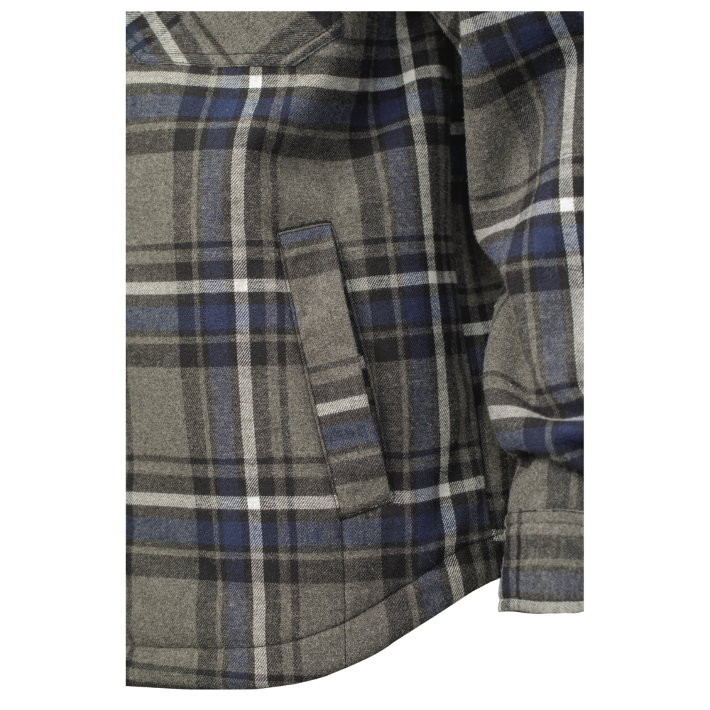 Tough Duck Men's Sherpa-Bonded Flannel Jac-Shirt (WS15)