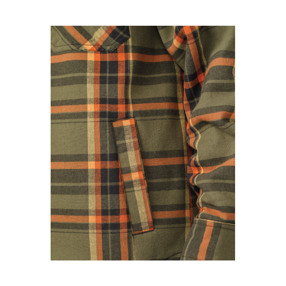 Tough Duck Men's Sherpa-Bonded Flannel Jac-Shirt (WS15)