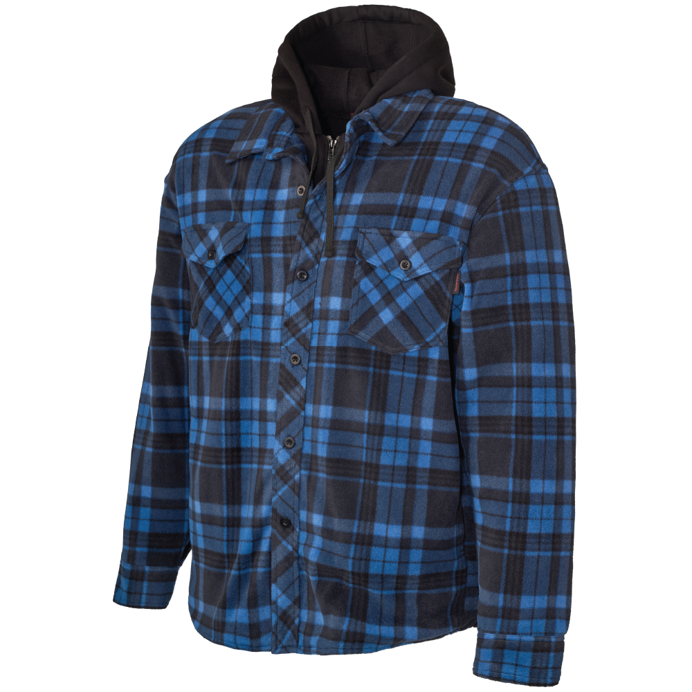 Tough Duck Men's Sherpa-Lined Fleece Jac-Shirt (WS16)