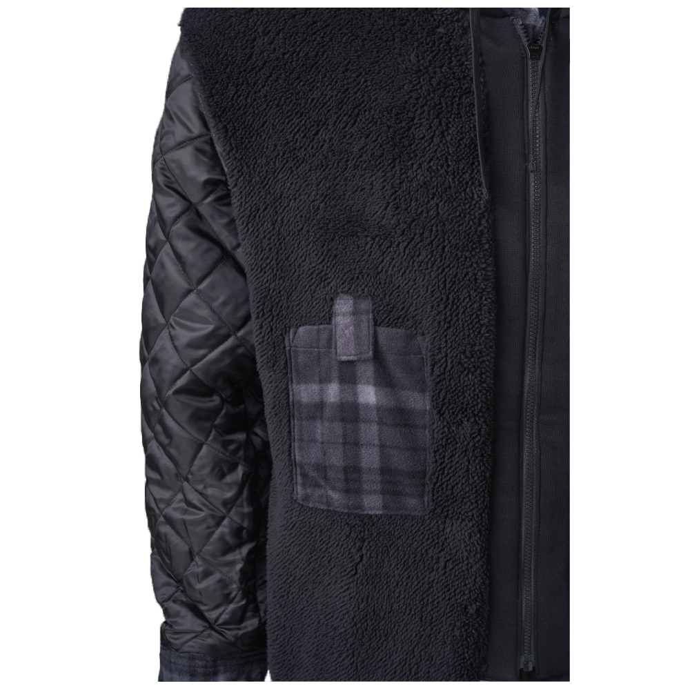 Tough Duck Men's Sherpa-Lined Fleece Jac-Shirt (WS16)