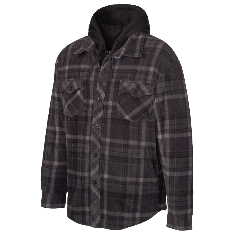 Tough Duck Men's Sherpa-Lined Fleece Jac-Shirt (WS16)
