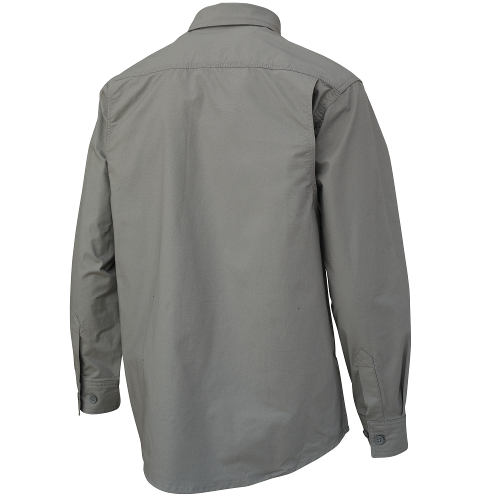 Tough Duck Men's Long-Sleeve Tough Flex Ripstop Shirt (WS19)