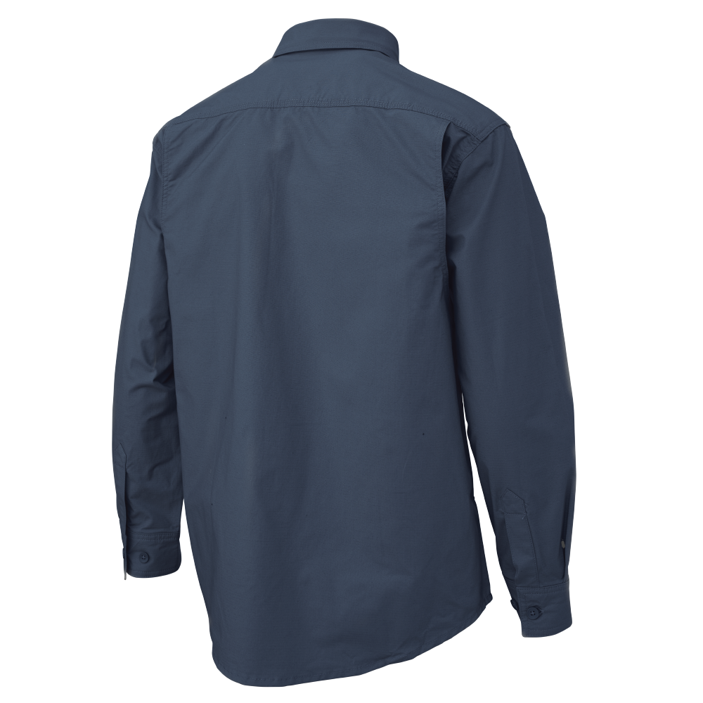 Tough Duck Men's Long-Sleeve Tough Flex Ripstop Shirt (WS19)