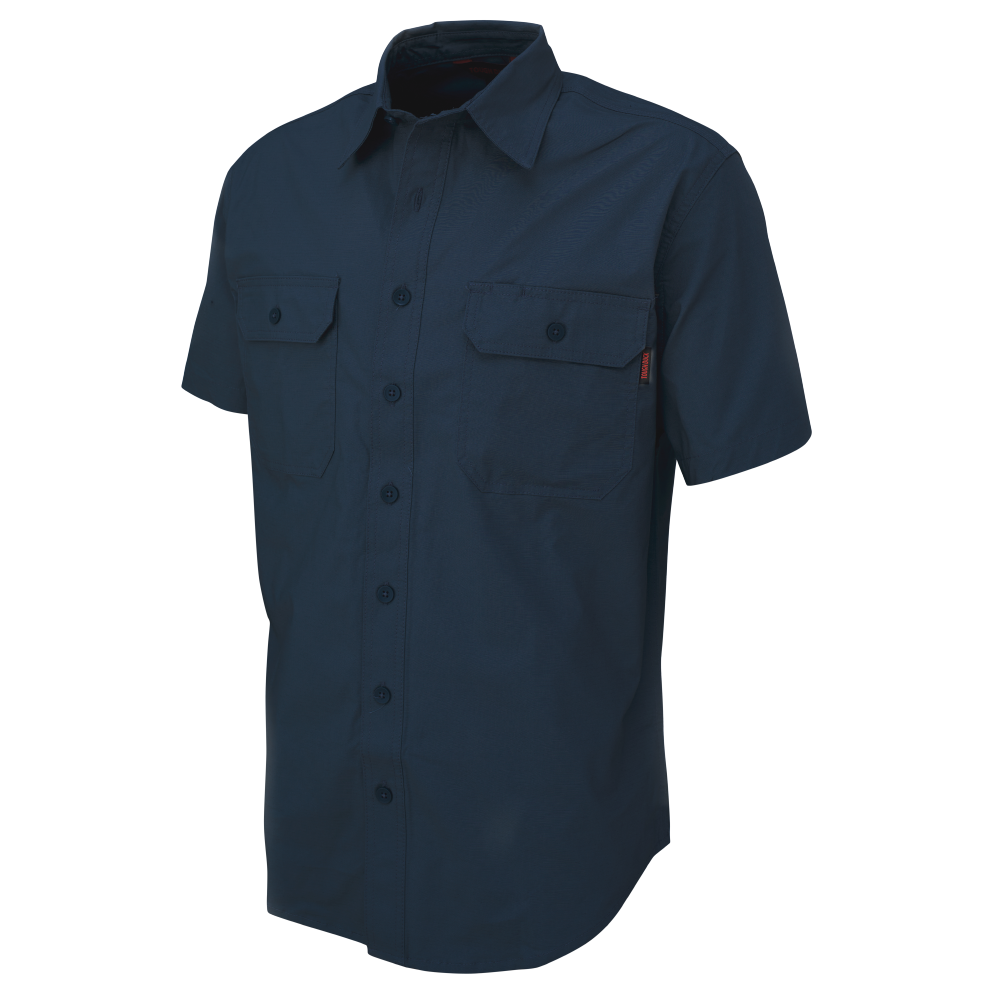 Tough Duck Men's Short-Sleeve Tough Flex Ripstop Shirt (WS20)