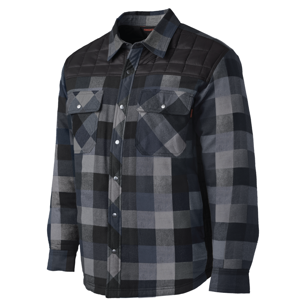 Tough Duck Men's Hybrid Quilted Flannel Shirt (WS25)