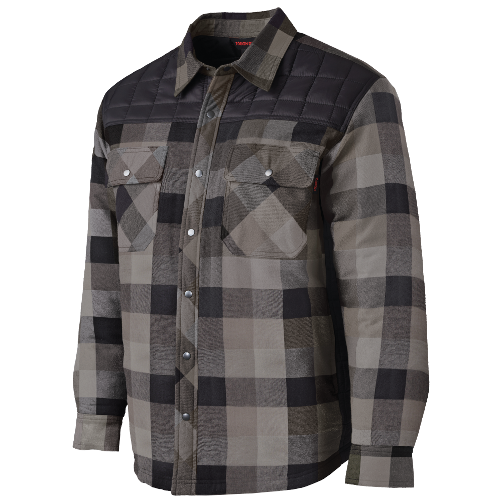Tough Duck Men's Hybrid Quilted Flannel Shirt (WS25)