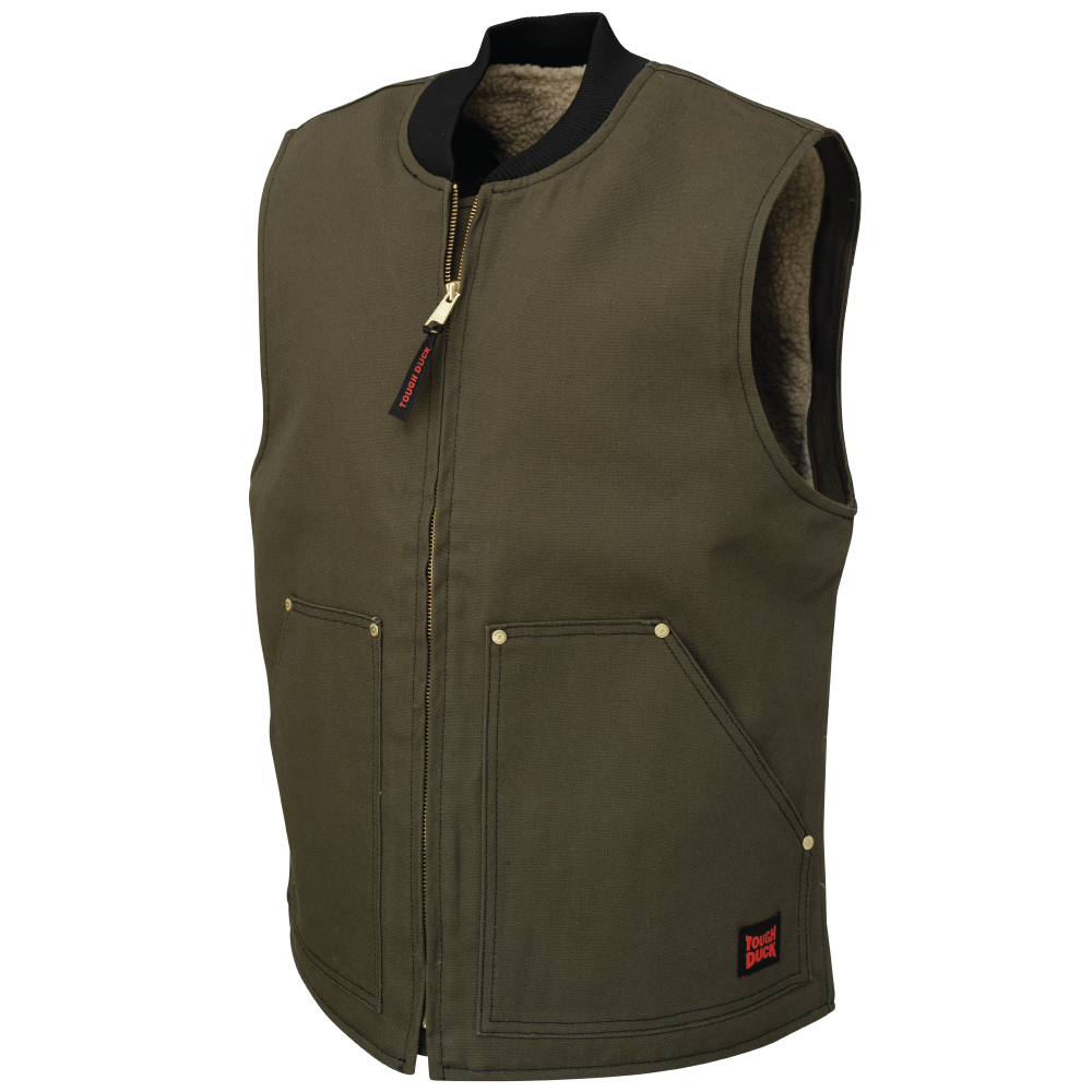 Tough Duck Men's Duck Sherpa-Lined Vest (WV06)
