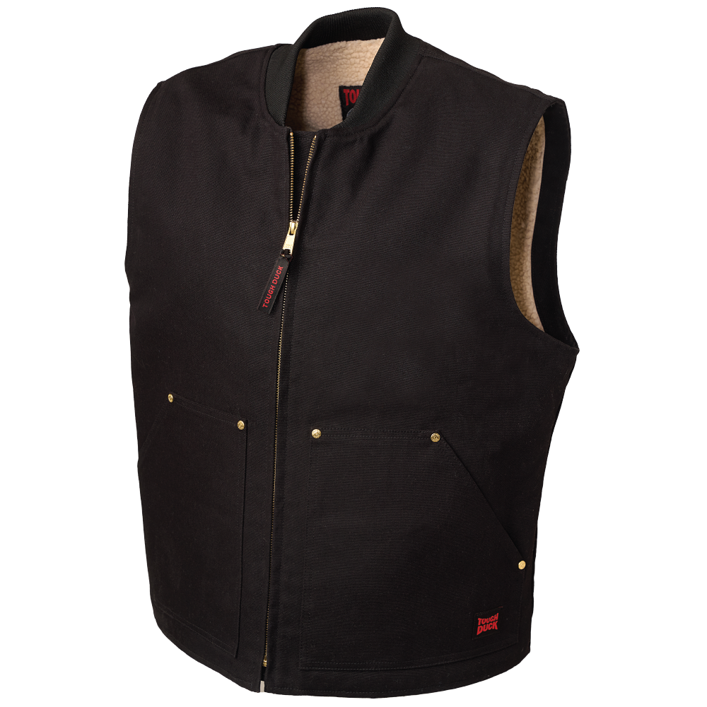 Tough Duck Men's Duck Sherpa-Lined Vest (WV06)