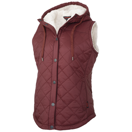 Tough Duck Women's Quilted Sherpa-Lined Vest (WV10)