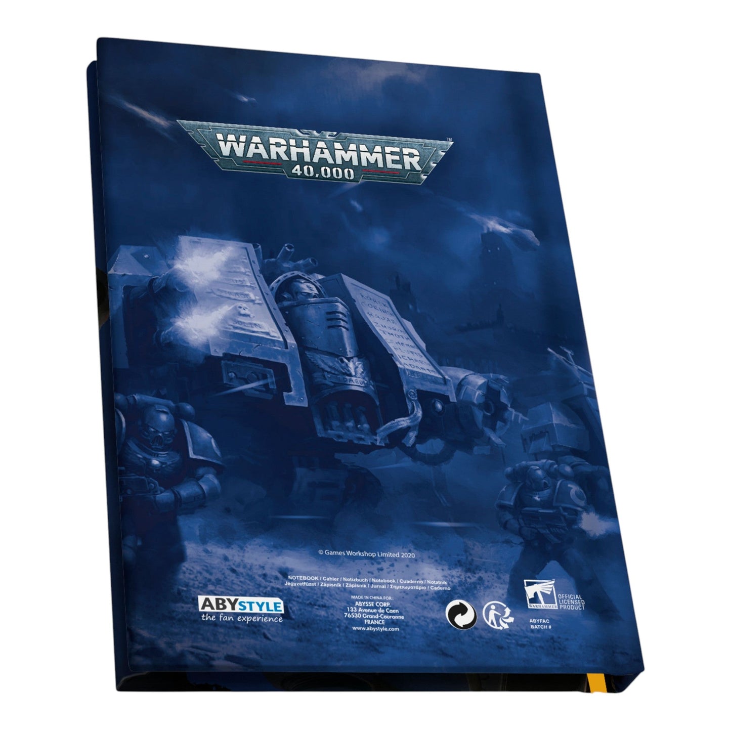 Warhammer 40k Notebook - Ultramarines