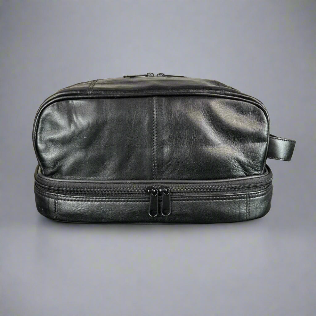 JBG International Leather Toiletry Bag