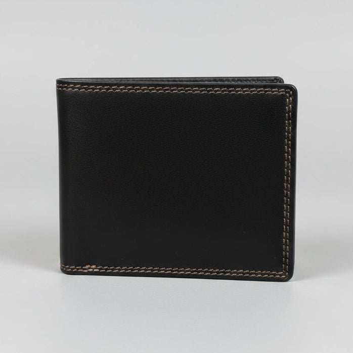 MET Men’s Bi-Fold Flip Coin Wallet