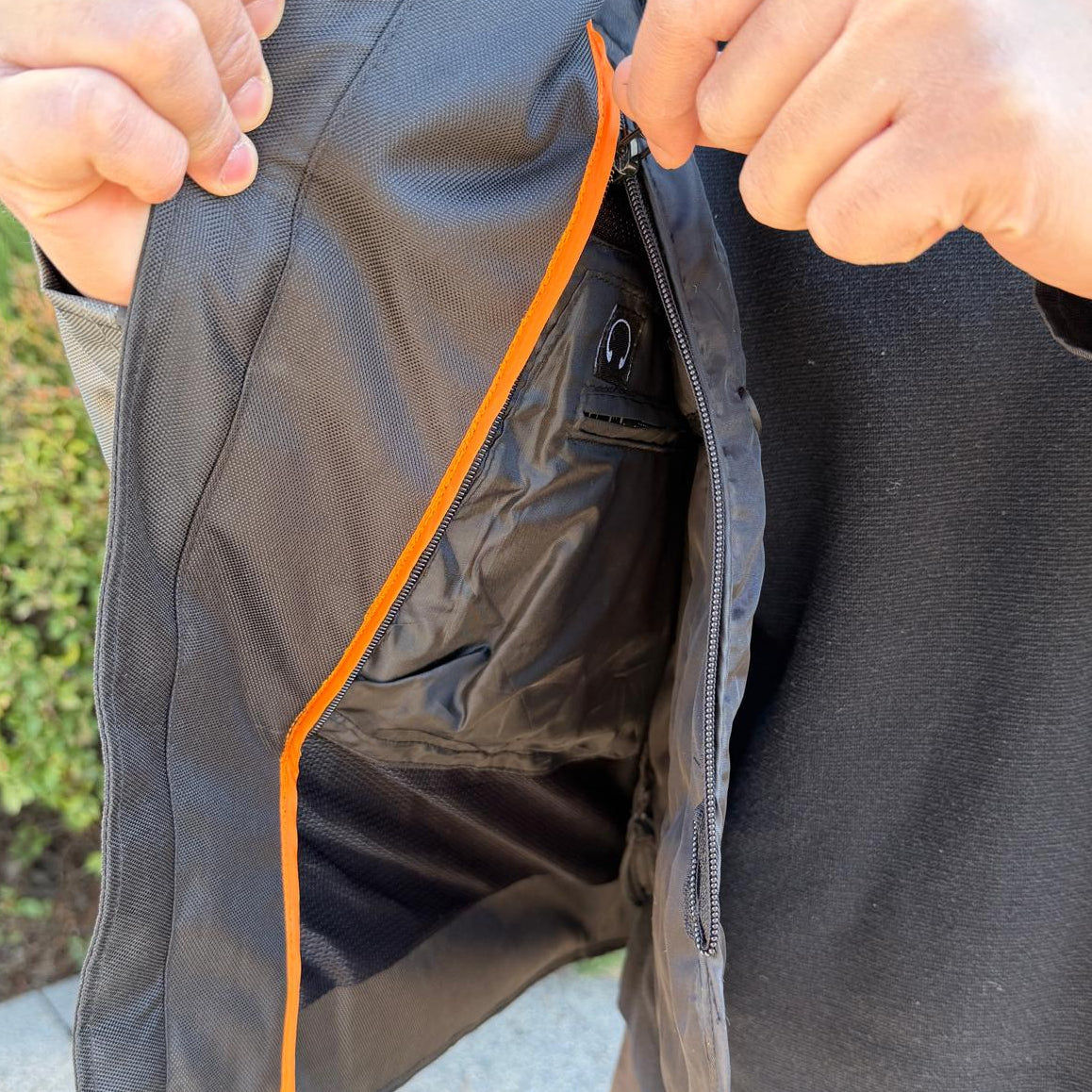 Open Road Men's Armored Textile Motorcycle Jacket