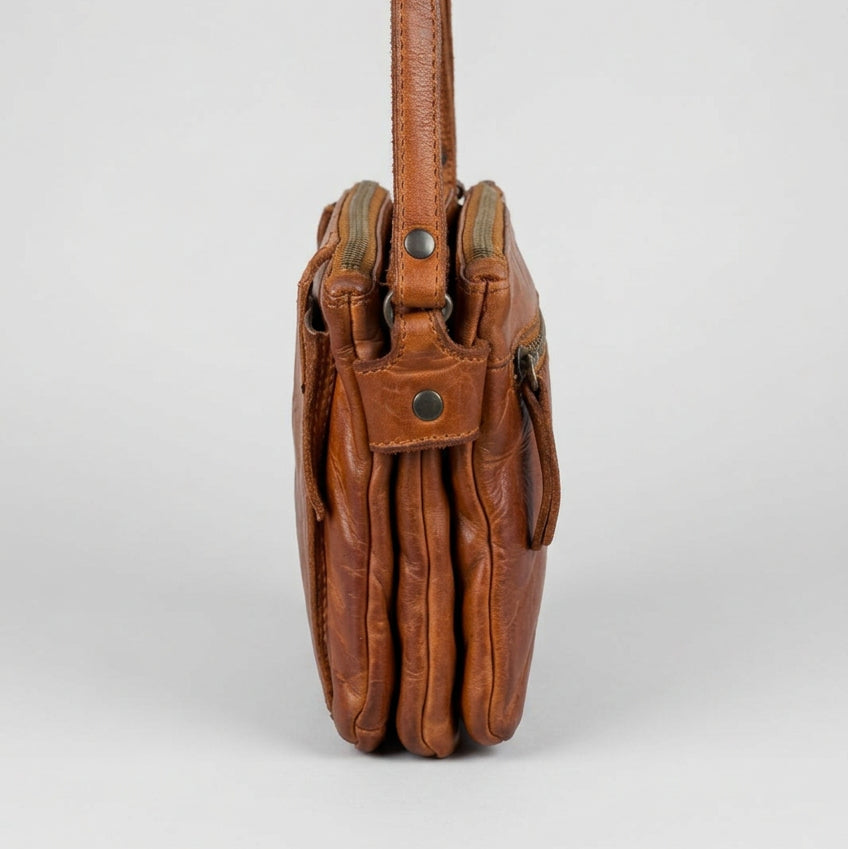MET Crossbody Braided Bag | Leather Handbag