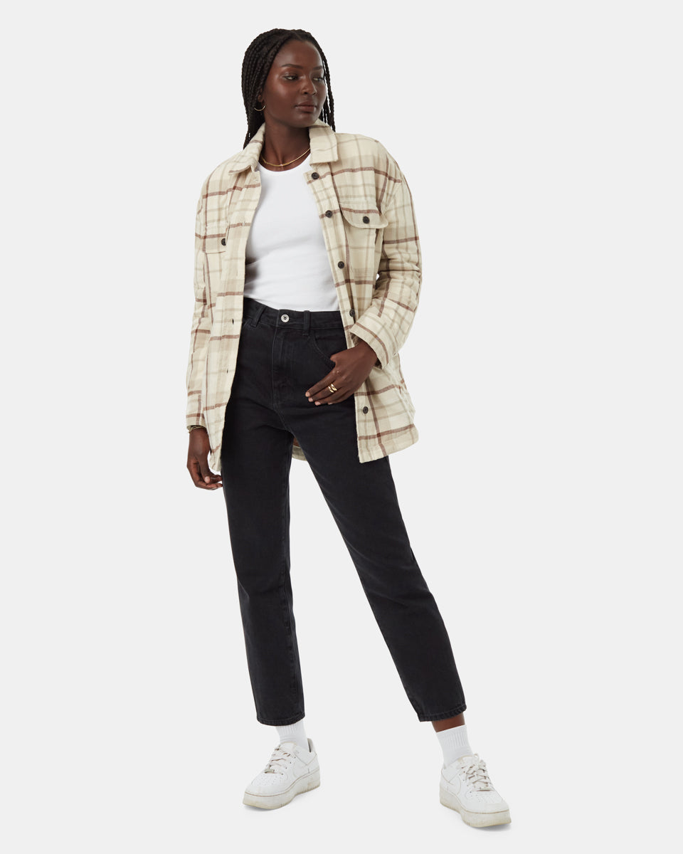 Kapok Flannel Insulated Jacket