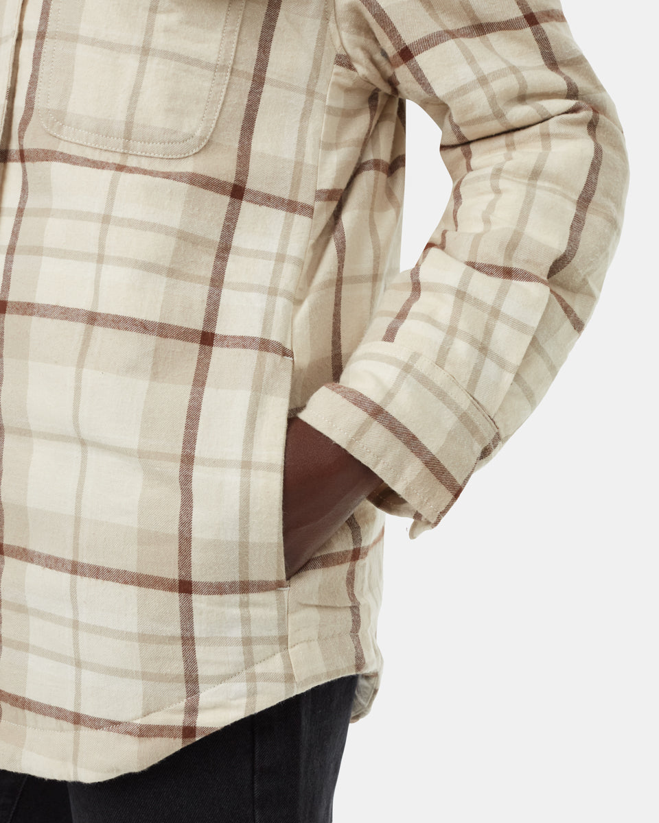 Kapok Flannel Insulated Jacket