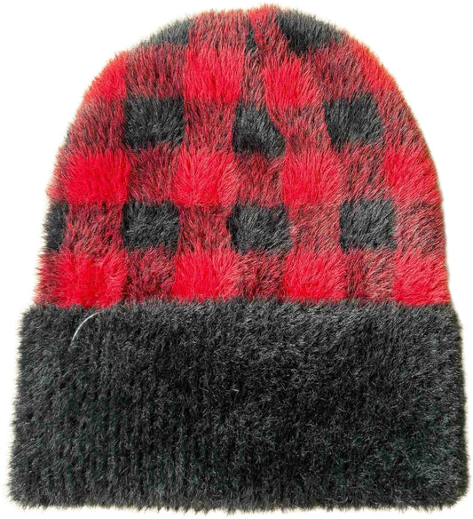 Pook Unisex Winter Plaid Beanie