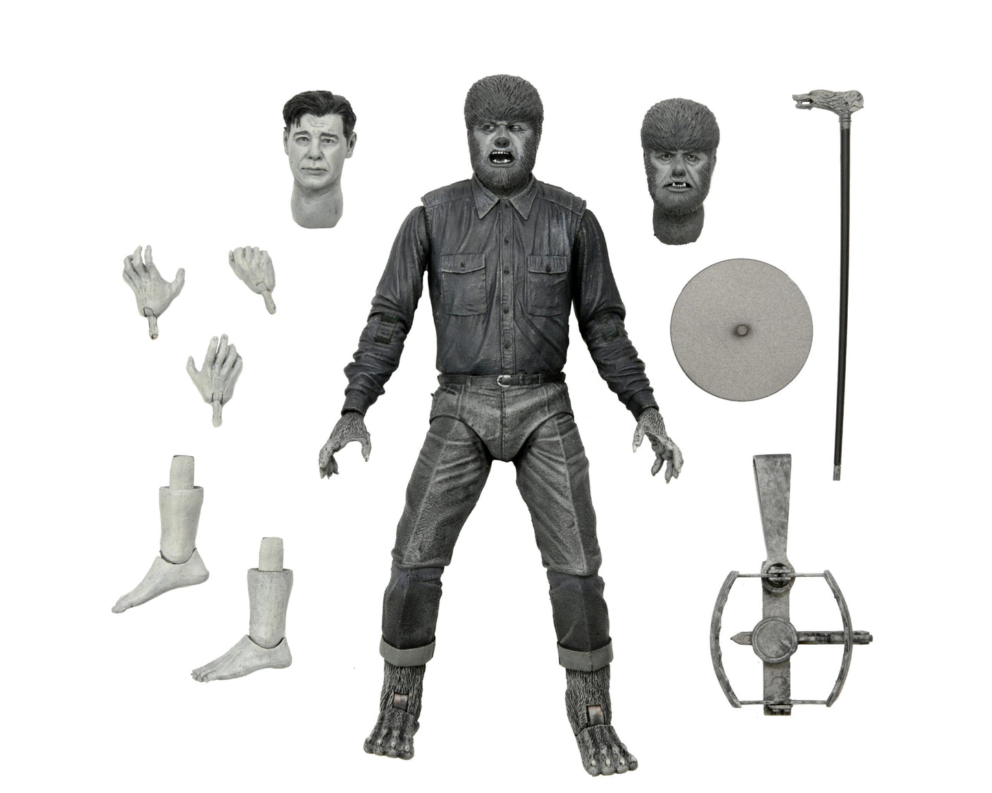Universal Monsters - Ultimate Wolf Man - Black & White