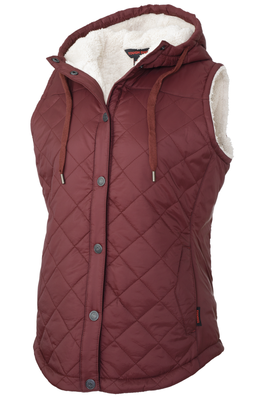 Women’s Quilted Sherpa Lined Vest