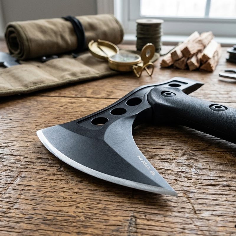 15.08" Tactical Tomahawk Axe with a sheath (XTR-HKN120)