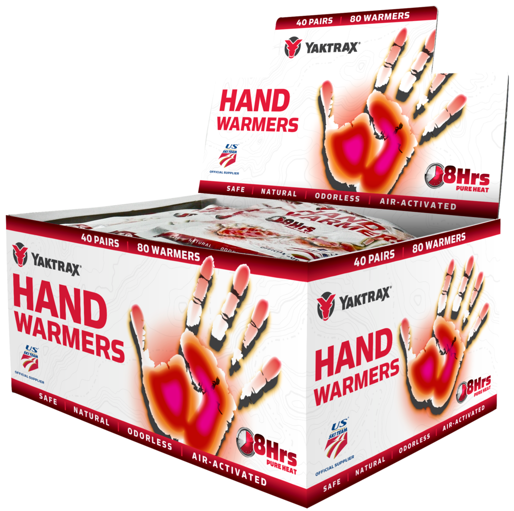 YAKTRAX Hand Warmers - Box of 40