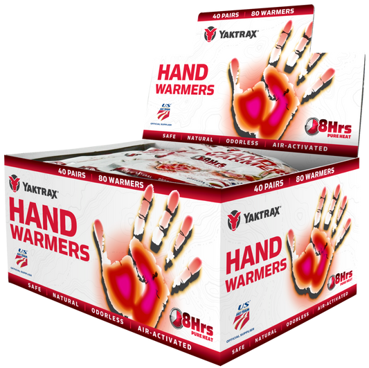 YAKTRAX Hand Warmers - Box of 40