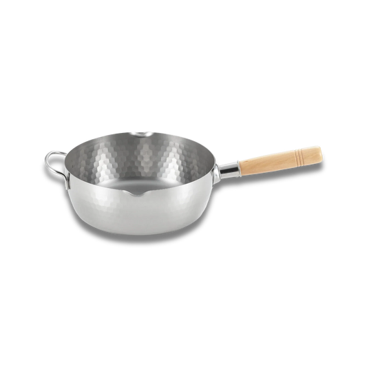 Yoshikawa Yukihira 24cm Pot Stainless Steel | 3.6L with Wooden Handle