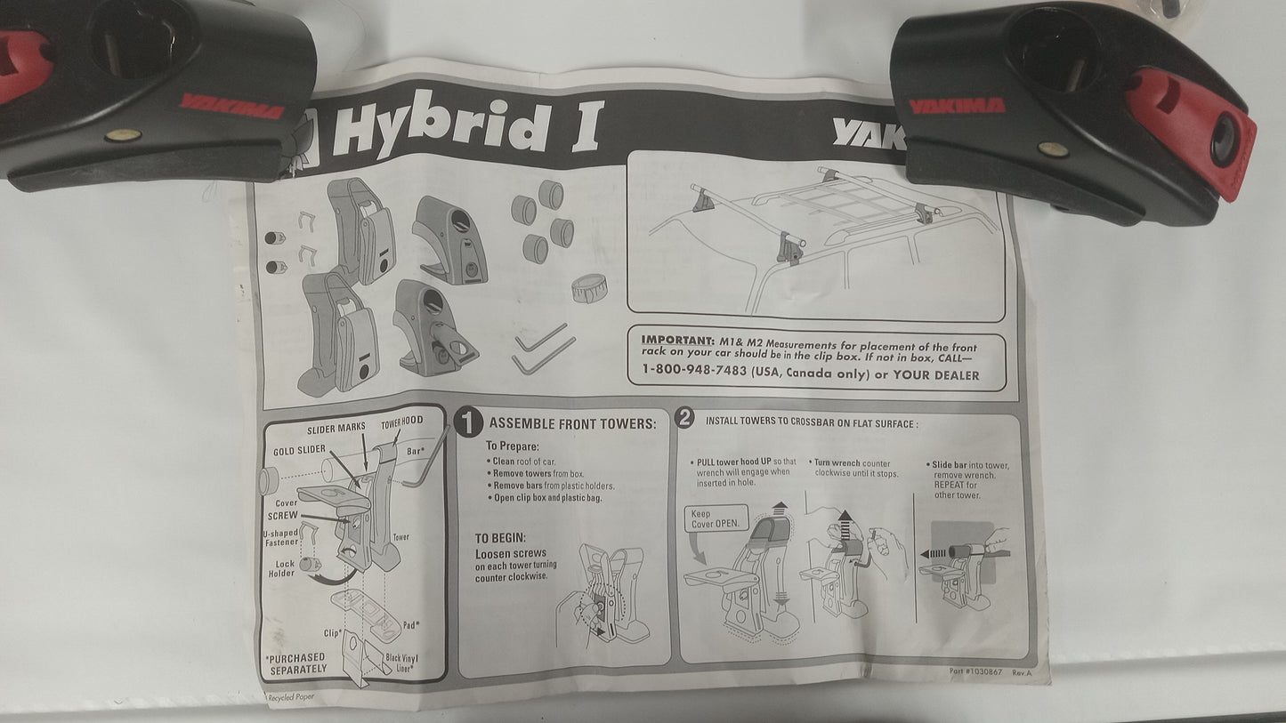 Yakima Hybrid 1 Rooftop Tower Kit
