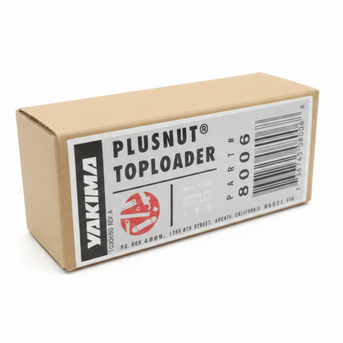 Yakima PlusNut Top Loader Mounted Brackets for 1A Raingutter or Q Towers