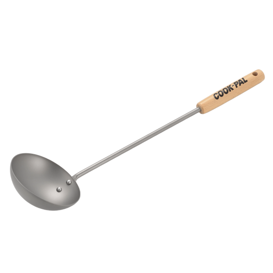 Chinese Titanium Wok Ladle – Yoshikawa Cook-Pal Japanese Ladle