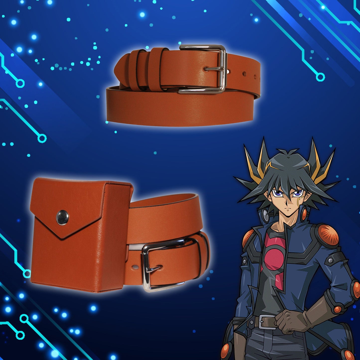 Yusei's Replica Combo! Deck Box & Belt