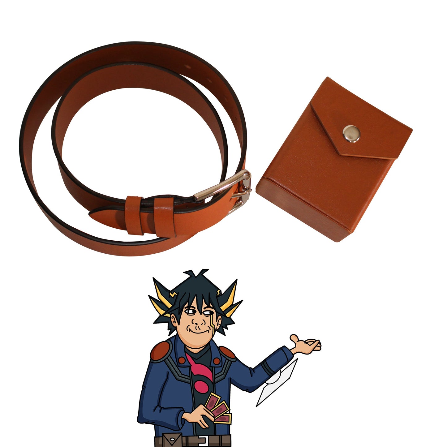 Yusei's Replica Combo! Deck Box & Belt